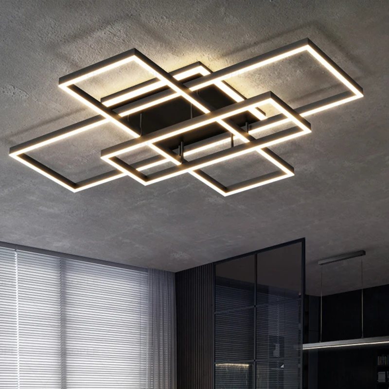 Lámpara led nórdica para decoración del hogar, salón, dormitorio, luces de techo para habitación, lámparas para sala de estar, lámparas de iluminación interior