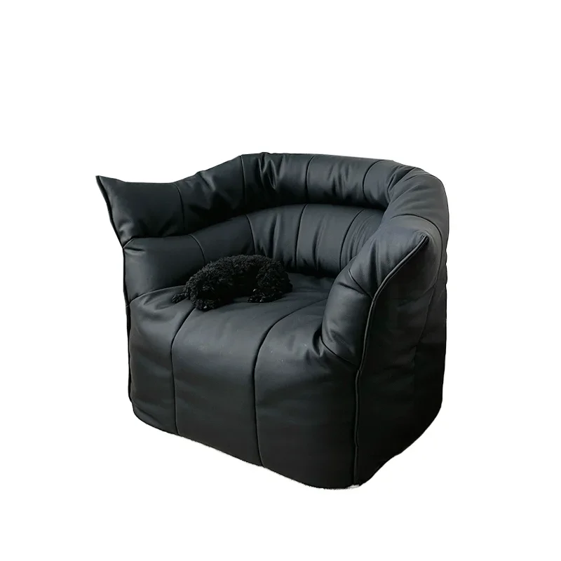 

Lazy single large sofa designer modern cream wind method Italian medieval retro leisure chair