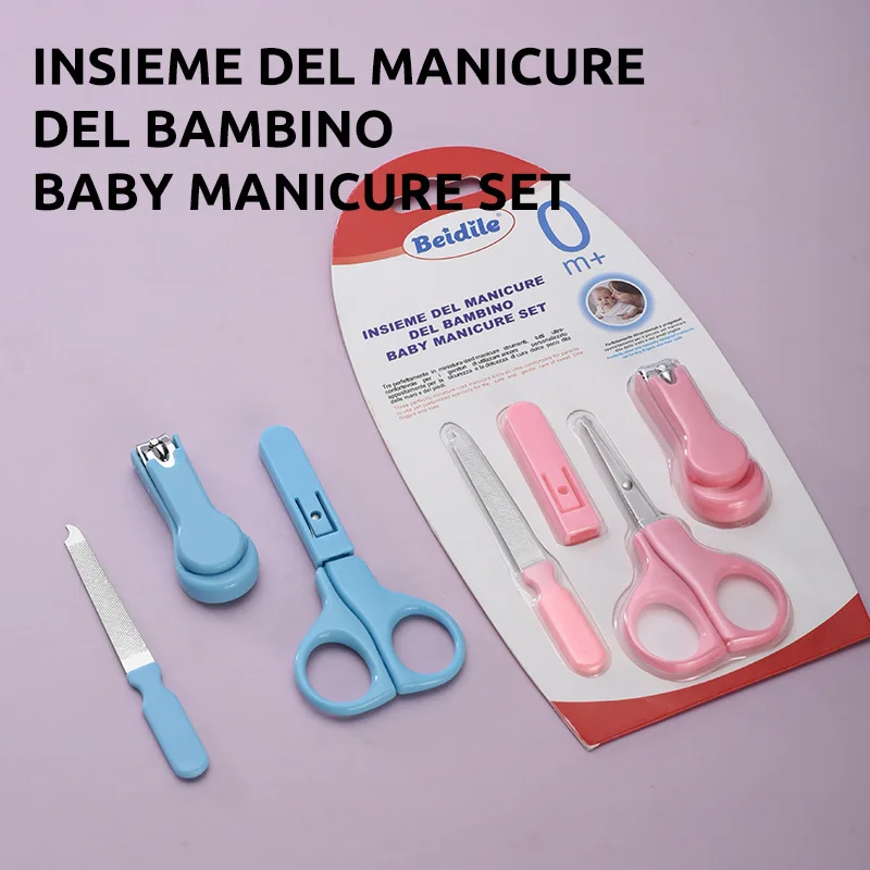 

Baby Care Set Grooming Kit, Including Baby Nail Clipper, Scissors, Nail File, Kids Manicure set