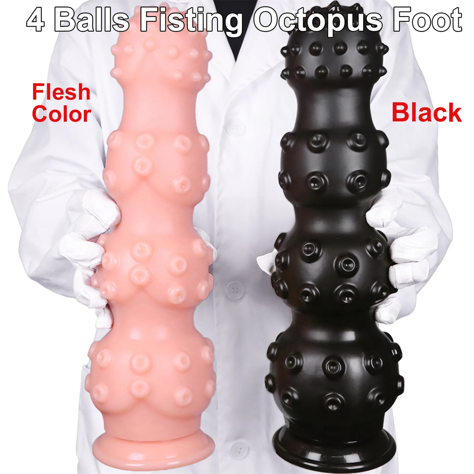 1.42kg Giant Octopus Foot Anal Plug 4 Balls Long Butt Plug Dilation Anal Dildo Sex Toys For Women Man Masturbation Toys Gode 18+