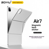 ZOYU iPad (A16) 10/11 10.9/11 inch Magnetic single back shell, for iPad Air 11 M2/M3 4/5th Pro 11 Magnetic Y Folding Tablet Case