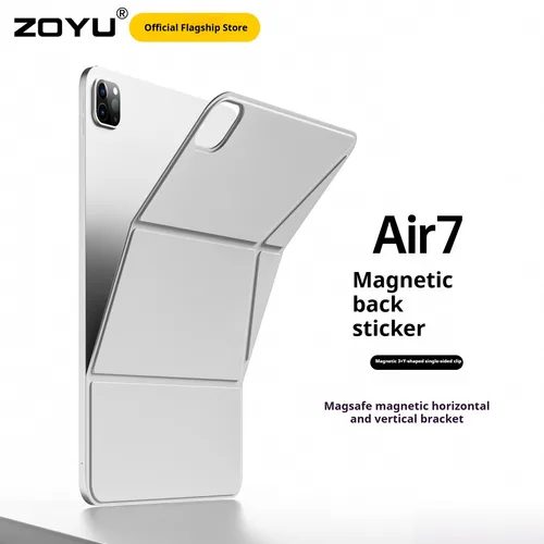 ZOYU iPad (A16) 10/11 10,9/11 pulgadas carcasa trasera única magnética, para iPad Air 11 M2/M3 4/5th Pro 11 funda magnética Y plegable para tableta