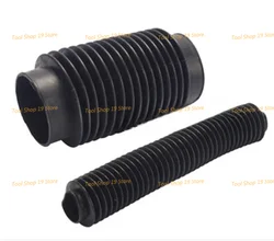 30mm 40mm 50mm 70mm 80mm Inner Diameter Machinery Black Rubber Flexibility Corrugated Sleeve Bellows 1PC