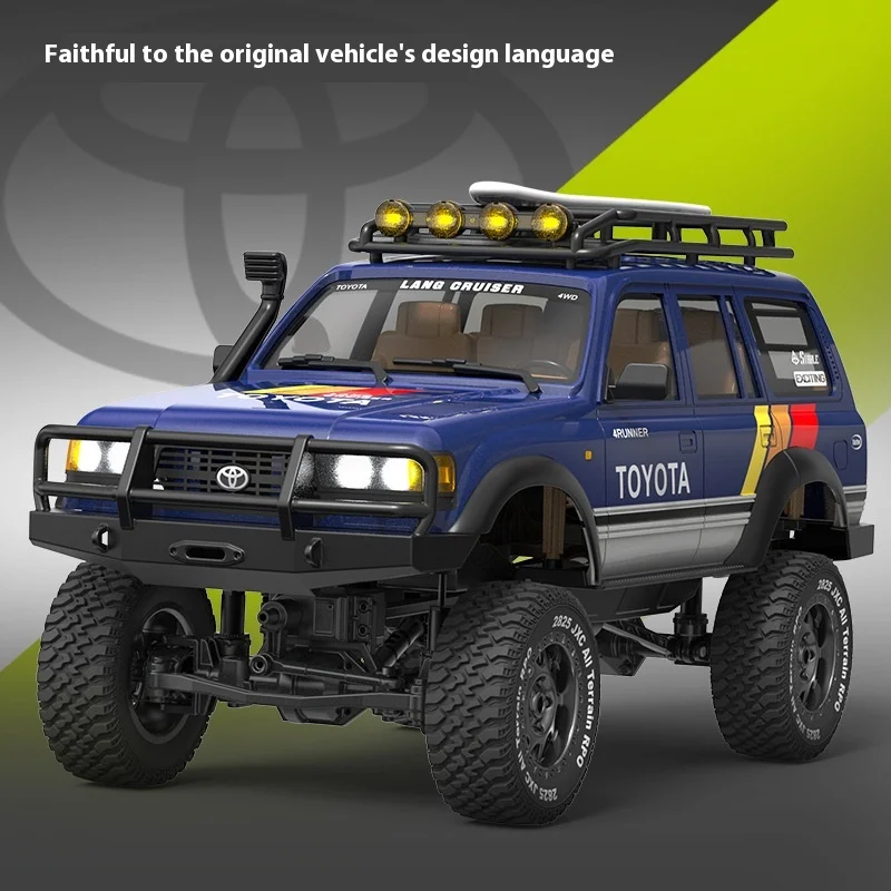 

Jxc 1:12 Scale Land Cruiser Lc80 Rc Car Remote Control Model Four-Wheel Drive Climbing Toy For Children Gift