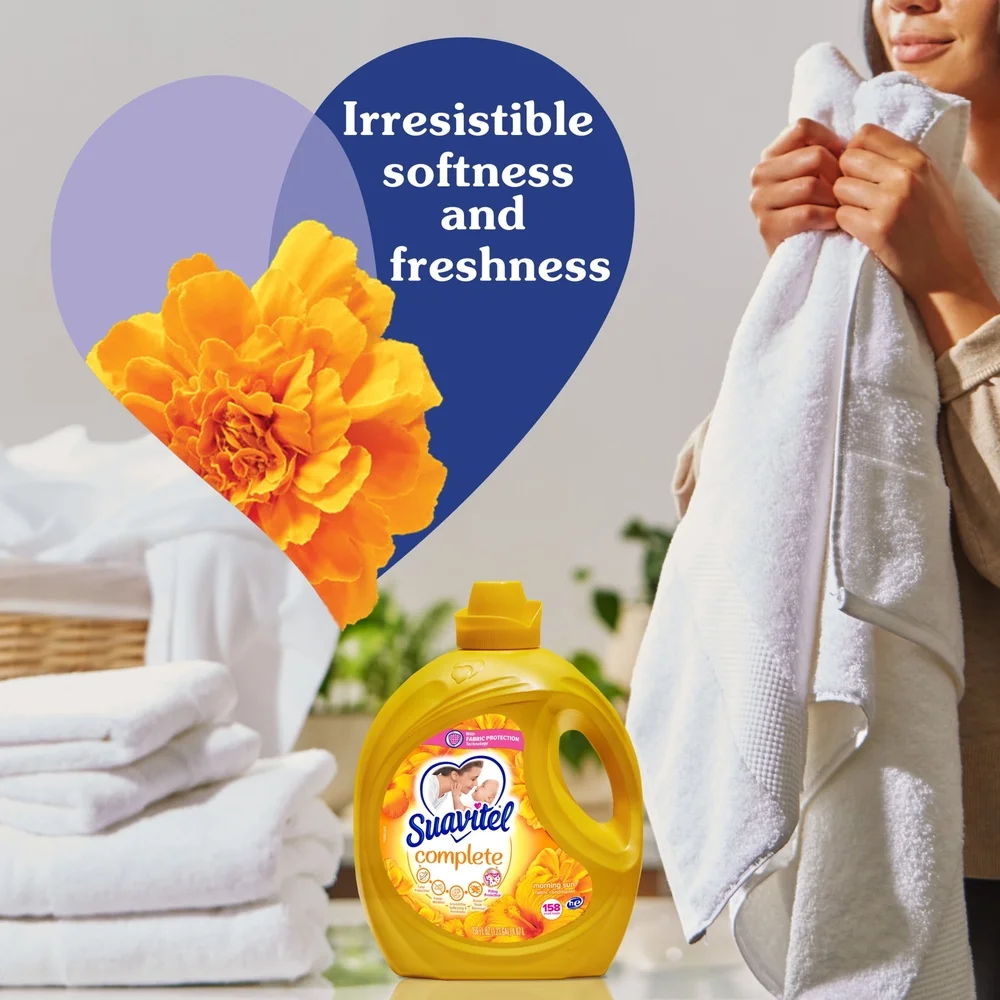 منعم الأقمشة الكامل Morning Sun 158 أونصة حماية من الرائحة تكنولوجيا حماية النسيج لمنع البيلينغ لون نضارة