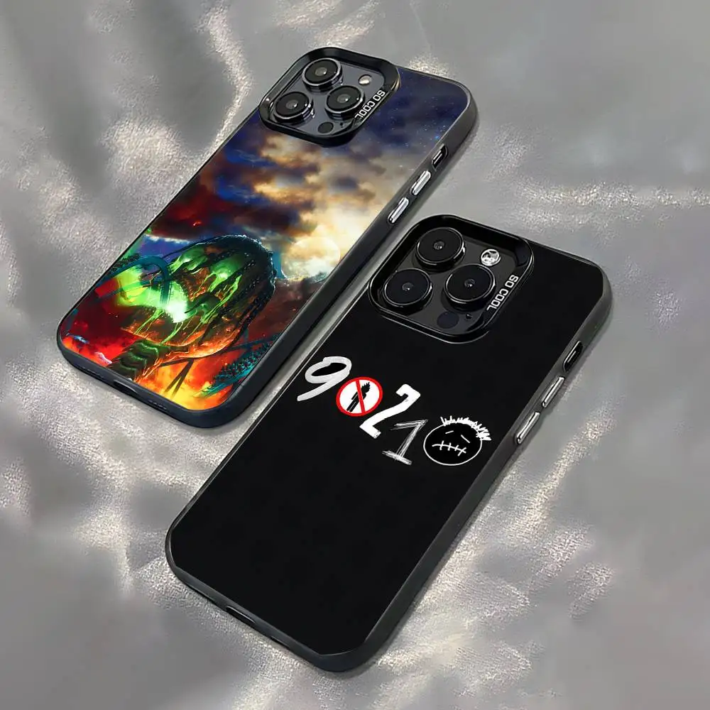 

C-Cactus J-Jack Travis Scott Phone Case For iPhone 17,16,15,14,13,12,11,Pro,XS,Max,Plus,Mini,SE4,E Black Matte Shockproof Cover