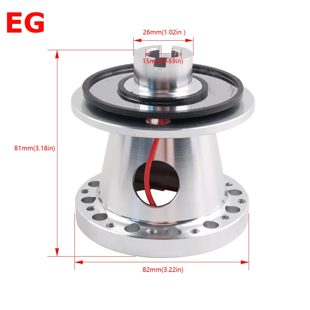 6 Hole Aluminum Steering Wheel Hub Adapter Boss Kit For Honda Civic 1992-1995 EG For Honda Civic 1996-2000 EK