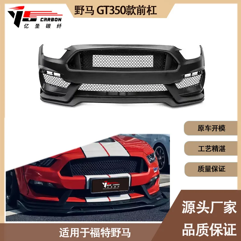 

Suitable for Applicable toFord Mustang GT350 Resin Front Bumper, Front Bumper Assembly for 2015-2022
