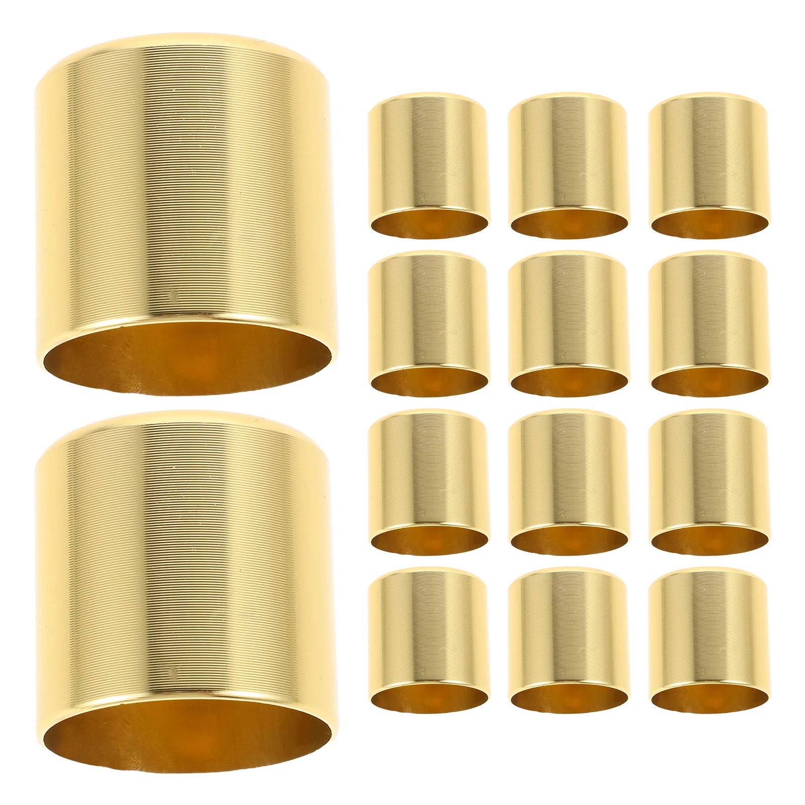 

20Pcs Round Chair Foot Caps Aluminum Furniture Leg Covers Non Slip Sofa Leg Protectors Dining Chair Floor Protectors Hardwood