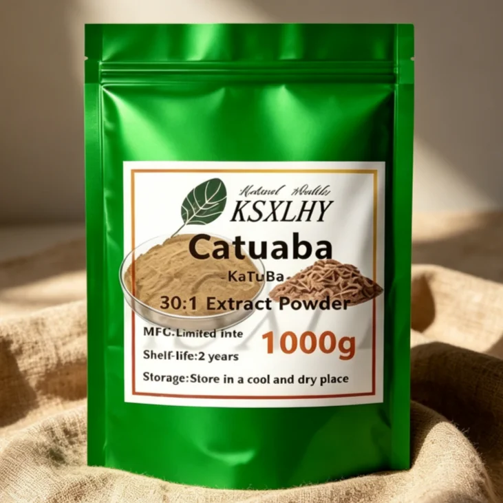 

Global Customized Raw Material for Factory Wholesale Catuaba30:1Extract Powder Refillable bags Packaging