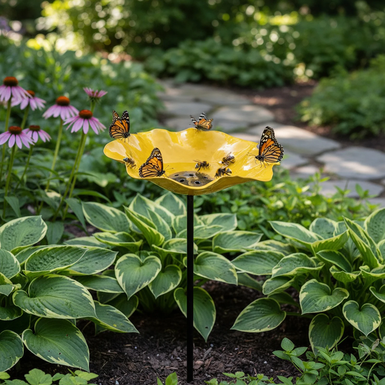 Bee Watering Station Metal Flo - Garden Weather Station ulasan dan harga