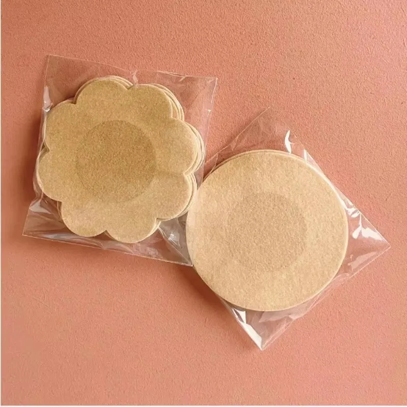 2-200pcs Women's Invisible Nipple Pasties Breast Lift Tape Overlays on Bra Stickers Chest One-off Nipple Covers Pads Accessories