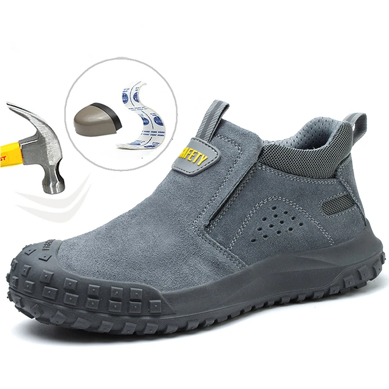 Izolacja Męskie buty robocze Odporne na przebicie obuwie ochronne Stalowe podnoski Spawacz Obuwie ochronne Niezniszczalne buty Obuwie robocze Trampki