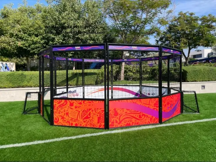 LDK Sports Equipment Hot Professional Safety Mini Outdoor Panna Cage Artificial Grass Football Street Soccer Fields