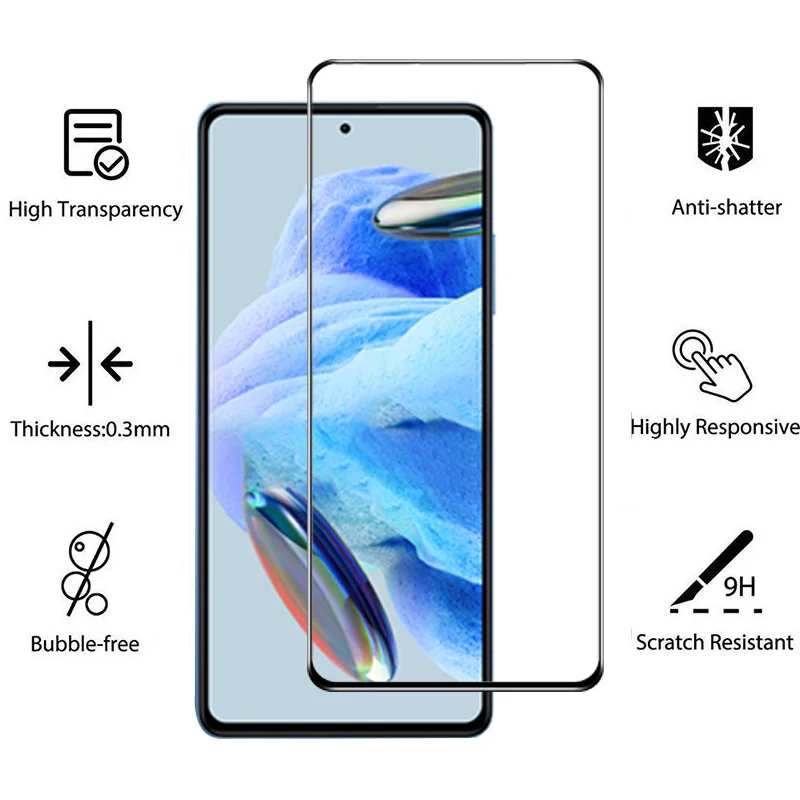 redmi note 12 s,redmi not 12 Glass for Xiaomi Redmi Note 12 pro 5g Screen Protector Note 12 Pro Plus redminote 11 pro Cristal