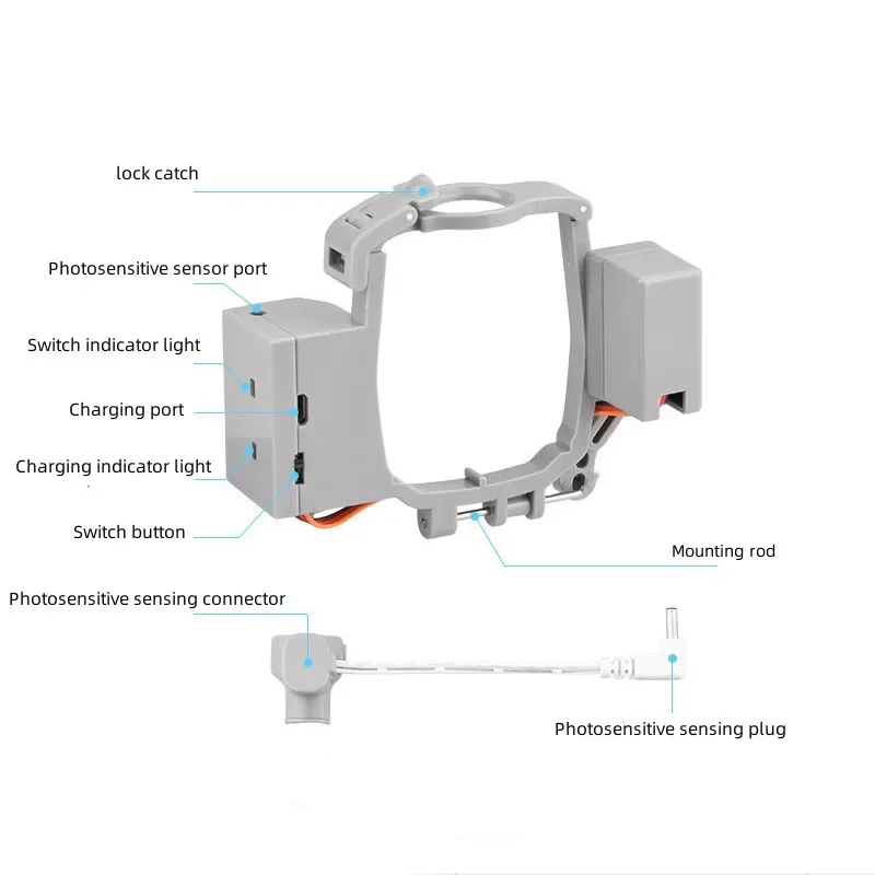 Drone Airdrop Servo System Kit with Landing Gear Gift Toys Air Delivery for DJI Mavic Air 2/Air 2S Drone Accessories