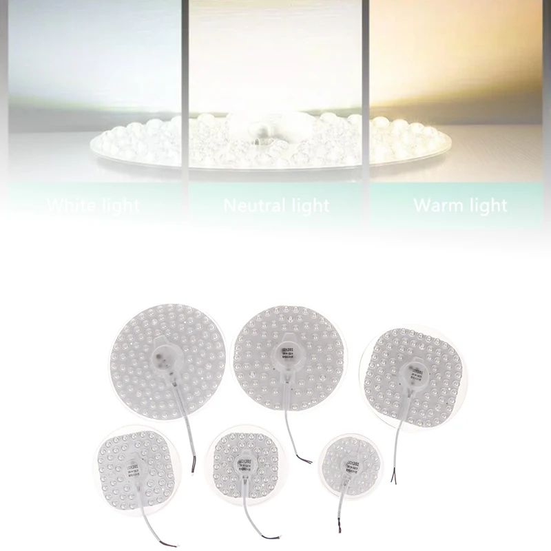 

Светодиодная кольцевая панель, круглый светильник SMD, 12 Вт/18 Вт/24 Вт/36 Вт/48 Вт/72 Вт, светодиодная круглая потолочная панель, круглая лампа переменного тока, 220 В, светодиодный светильник