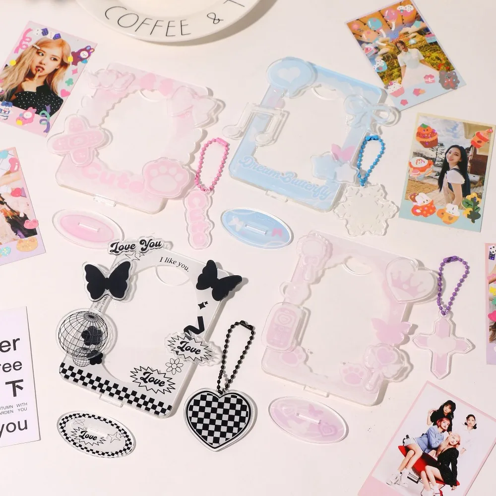 

Original Sweet Cool Cute Wind Card Display Stand Card Brick Stand Card Detachable Table Card Sleeve Protection Card Sleeve