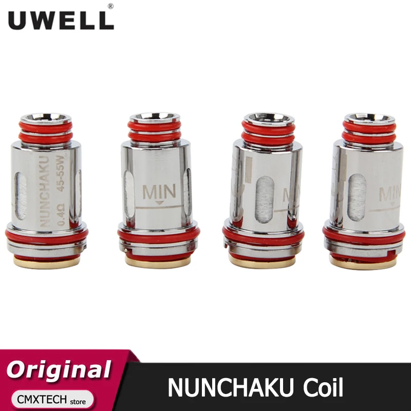 4-12 шт. оригинальная катушка Uwell NUNCHAKU 0,4 Ом SS316L 0,14 Ом UN2 сетчатая катушка 0,2 Ом головка вейпа для электронной сигареты распылитель NUNCHAKU