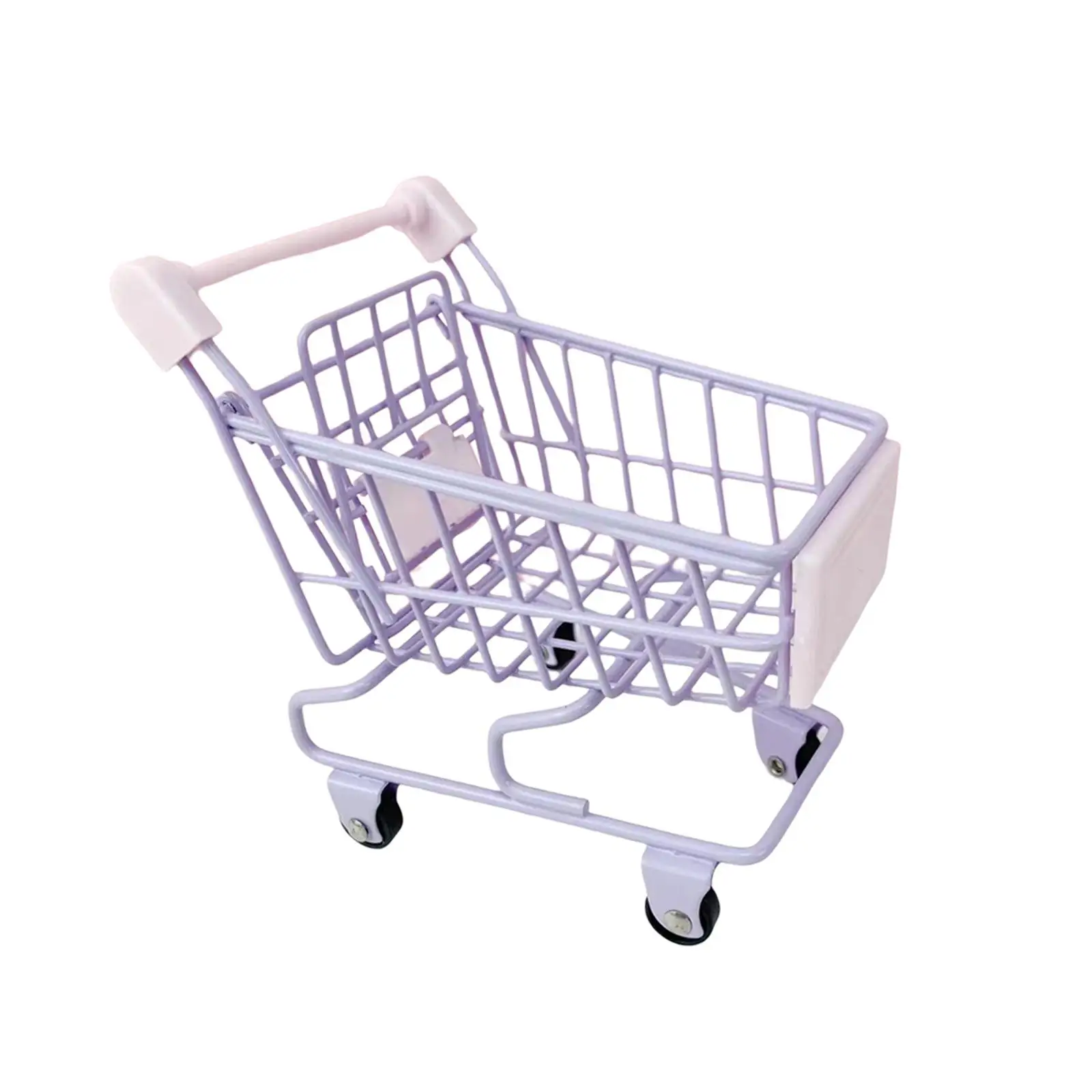عربة يد صغيرة فاخرة من السوبر ماركت للفتيات والفتيان تطوير التعلم باللون الأرجواني