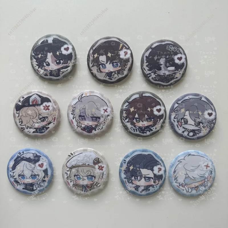 58MM Identity V Cartoon Badge Emma Woods Soul Weaver‌ Kreacher Pierson Emily Dyer Brooch Pin Character Accessories Fans Gift