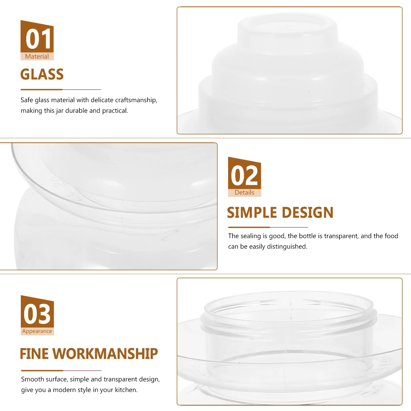 

Large Capacity Transparent Pet Fermenting Jar For Kimchi Sauerkraut Vegetable Pickling Kitchen Storage Use
