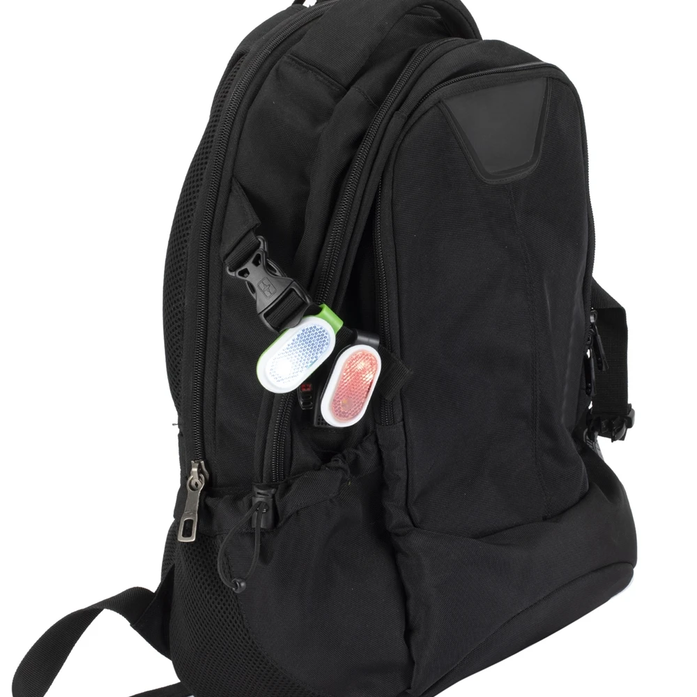 Magnetic Clip Night Running Emergency Light Safety Sports Hike Backpack Child Walking Camping Nurse Work Red Flash Warning Lamp