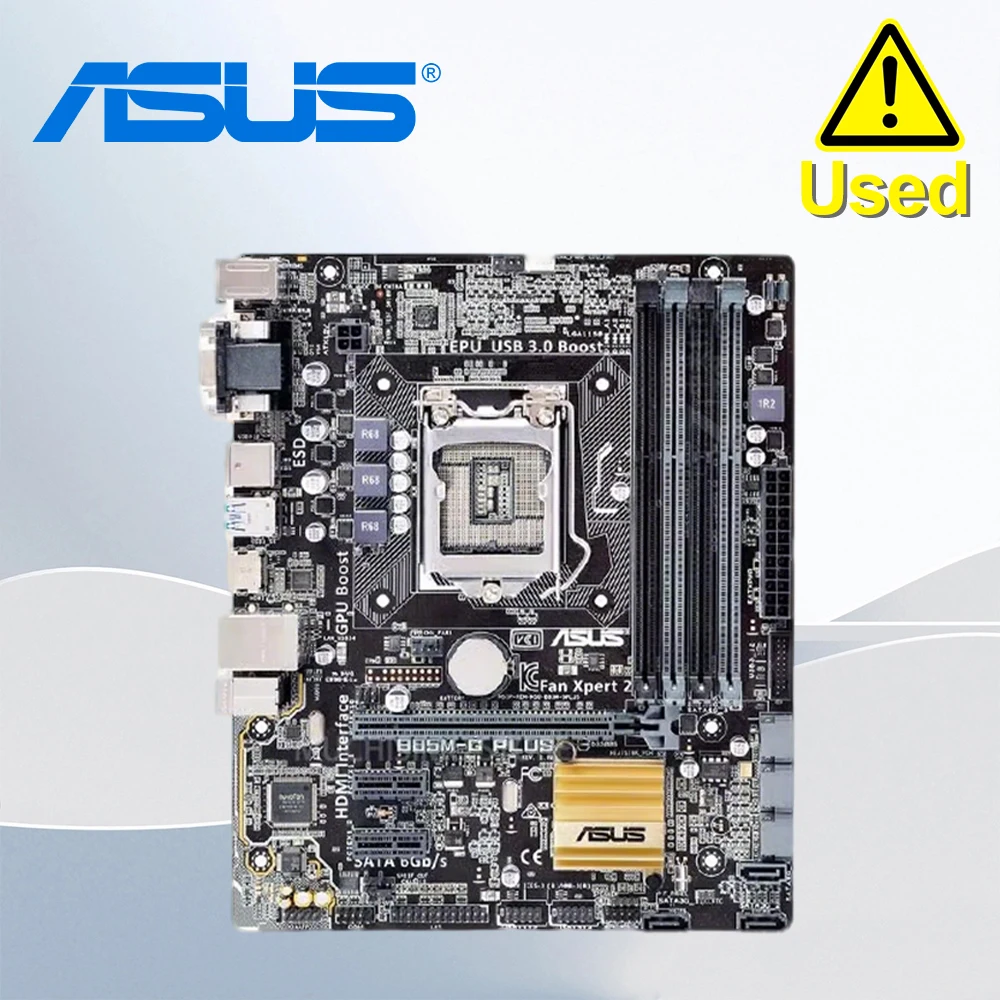 Placa-mãe B85M-G PLUS LGA 1150 Micro ATX B85M G PLUS DDR3 para Intel B85 32GB Placas-mãe de Desktop