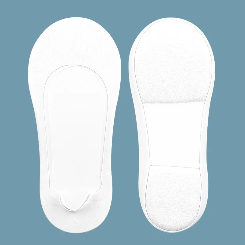 1/3/5 Paar Damen-Fußstoßdämpfende, unsichtbare Socken, Sommer, atmungsaktiv, bequem, elastisch, rutschfest, einfarbig, lässige Socken – Detail 14