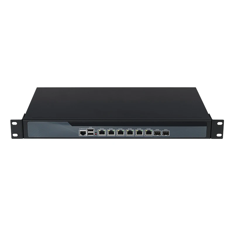 1U Firewall Appliance VPN Gateway Router Intel Core i5-8250U Celeron J6412 J4125 6x Intel 82574L Ethernet Windows Linux Pfsense