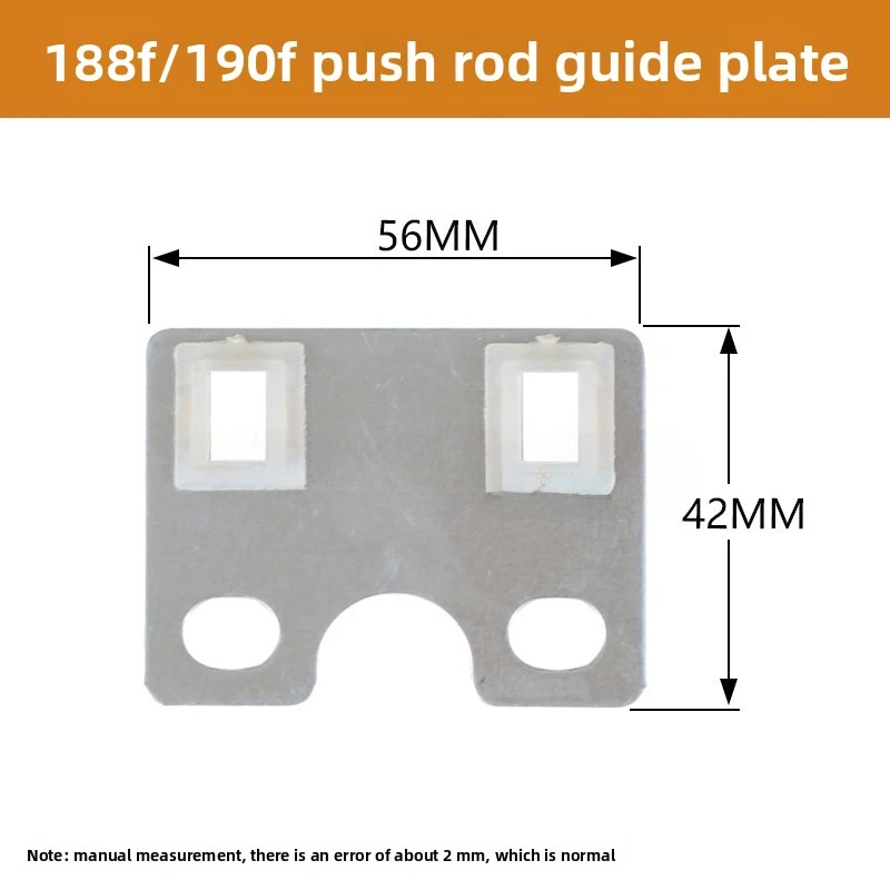 XMSJ For 168F 170F 188F 190F GX160  Engine Generator Micro-Tiller Push Rod Fixing Plate Guide Plate Replacement Parts