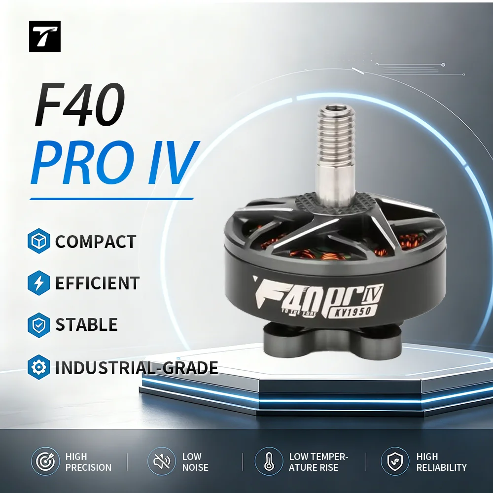 T-MOTOR F40 PRO IV 2306 FPV Brushless Motor 1950KV 2400KV 4S 6S 12N14P 4mm Shaft for 5 Inch Freestyle Racing Quadcopter Drone