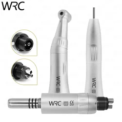 Dental Low Speed Handpiece Kit  Contra Angle Inner Water Spray Air Motor Turbine Push button 2/4Holes Dentistry Equipment Tool