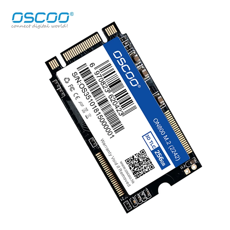 Imagem -04 - Oscoo-disco Rígido Sólido Ssd de Alto Desempenho 3d Tlc Nand Flash Nvme M.2 2242 128gb 256gb 512gb 100 Original Sata3.0 Gbps