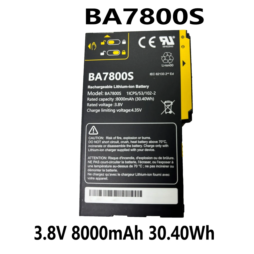 

New BA7800S BA7800 3.8V 8000mAh 30.40Wh Battery For A8 Outdoor Beidou Handheld GPS