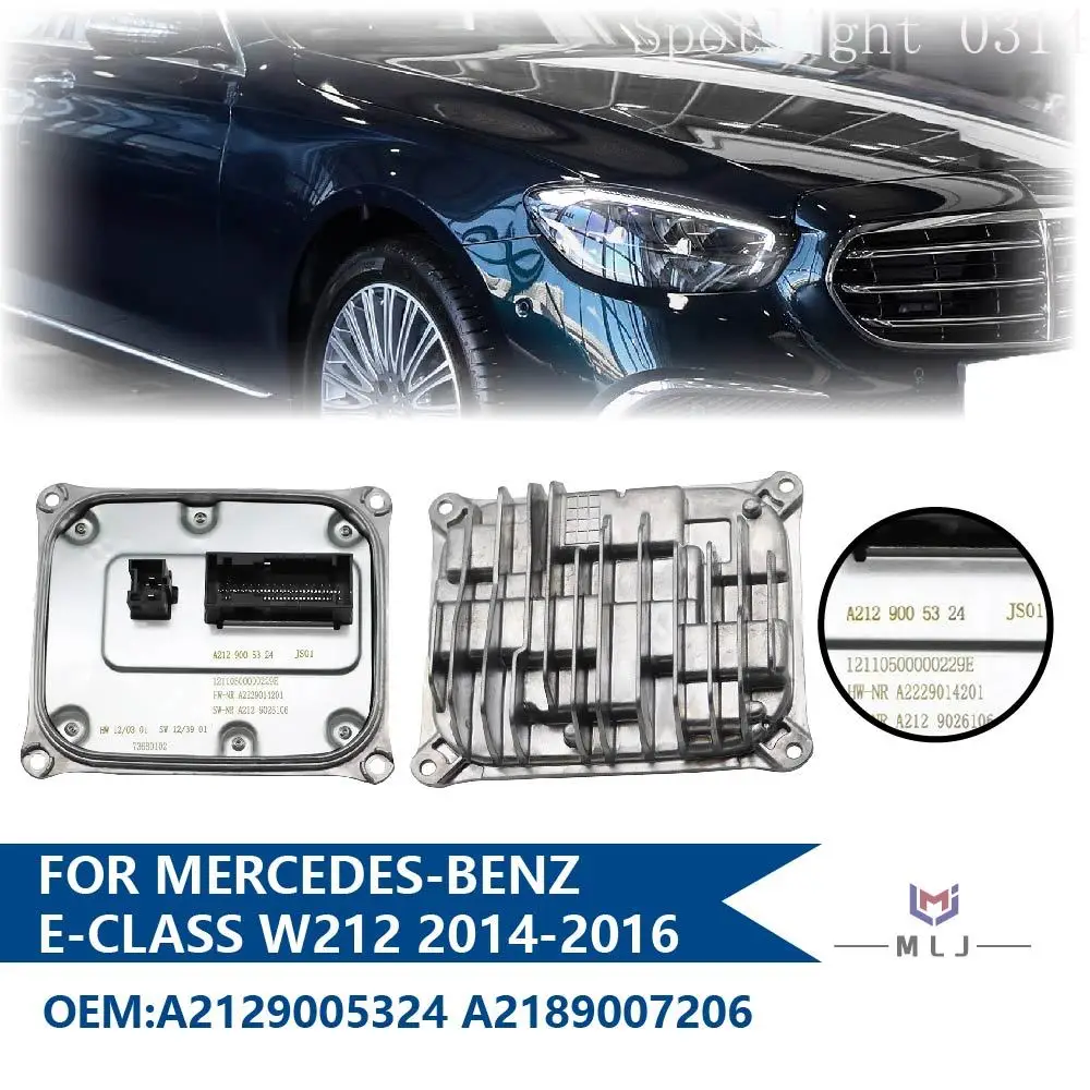 

A2129005324 A2189007206 For Mercedes-Benz E-Class W212 A207 2014-2016 Headlight LED DRL Ballast Control Module Car Accessories