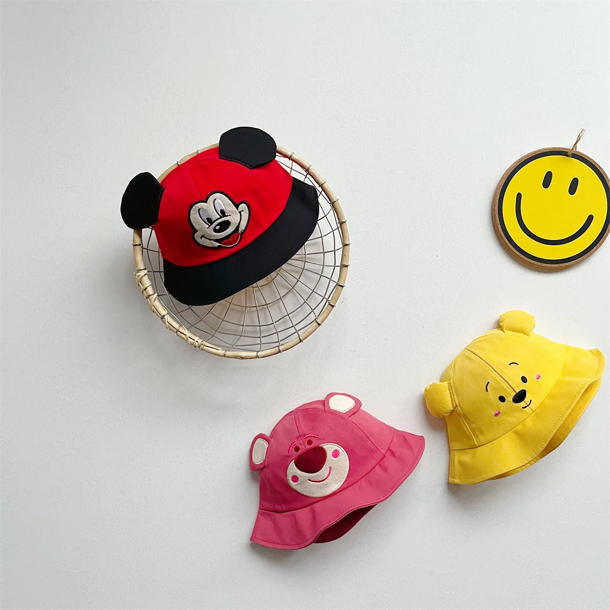 

Кепка в рыбацком стиле Диснея для маленьких мальчиков, шляпа принцессы от солнца для девочек, детская фуражка с принтом Микки, Тигра Пуха, детская кепка в стиле хип-хоп Snapback