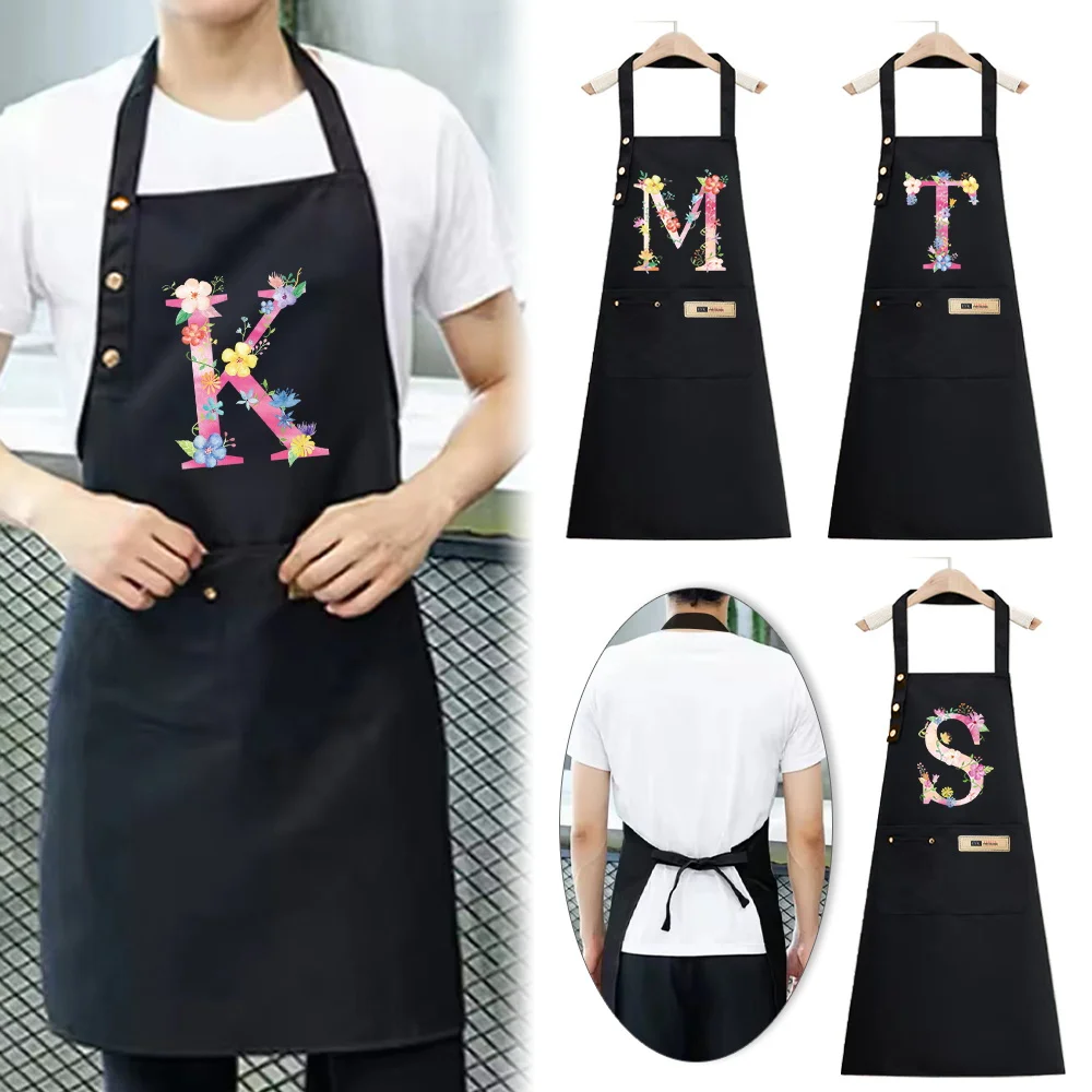 

Apron Cooking Clothes Fabric Chefs Uniform for Breathable Kitchen Household Adult Oil Resistant Work All Seasons Catering Black