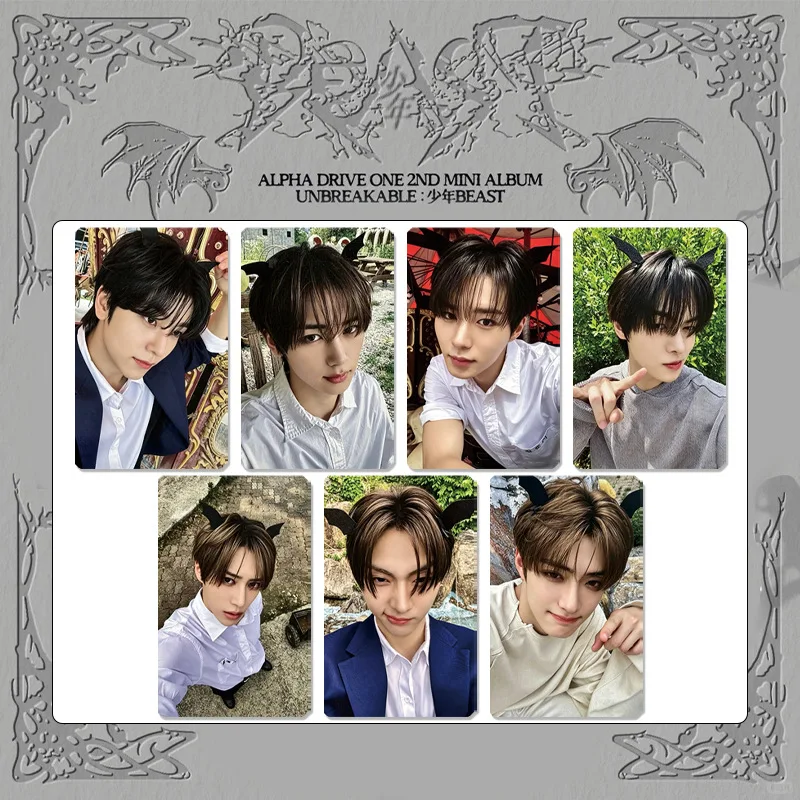 7Pcs/Set Idol ALD1 New Album UNBREAKABLE:BEAST Lomo Cards JUNSEO ARNO LEO GEONWOO SANGWON XINLONG ANXIN SANGHYEON Fans Gifts