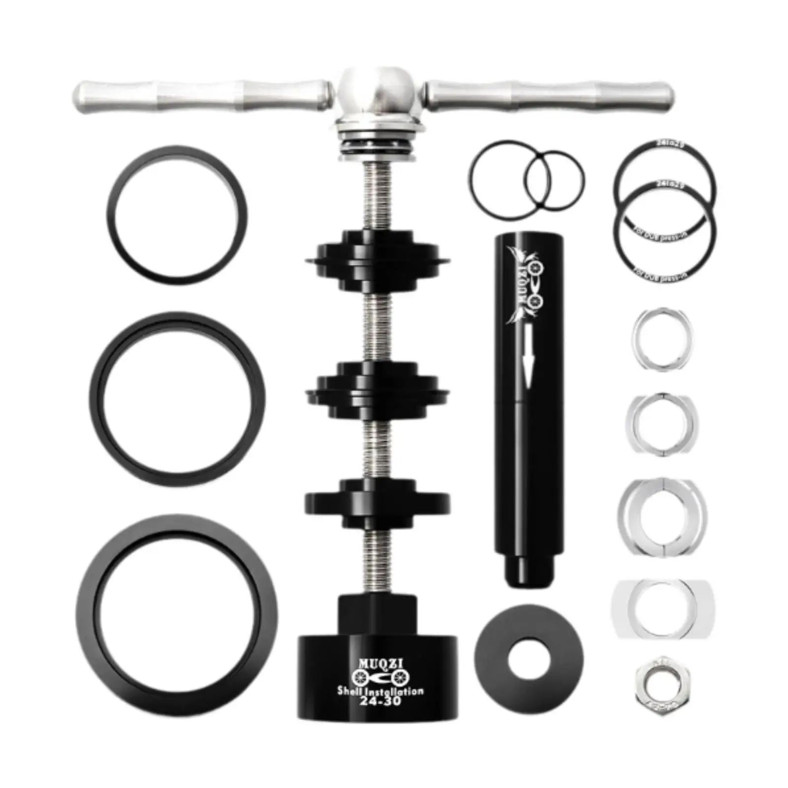 Portátil Bike Bottom Bracket Instalação e Remoção Tool Set, Prensa De Rolamento Fixo, Installer Remover