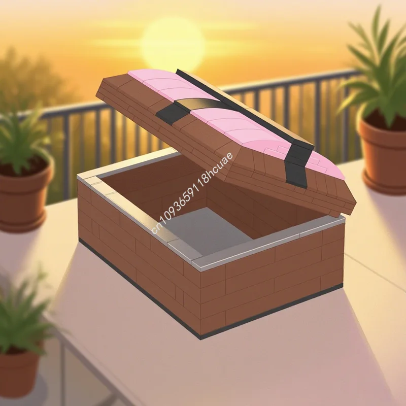 

231 шт. MOC Пираты Скриня сокровищ Модель Строительные блоки Строительство DIY Рождественские подарки Игрушки Творческая идея Образовательный кирпич