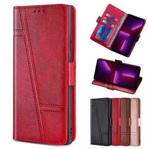 Leather Case For Xiaomi Pocophone F1 POCO F2 F3 F4 F5 C40 C50 C51 C65 Pro GT Civi 2 3 4 Pro 5G MIX2S MIX3 MIX4 Play Flip Cover