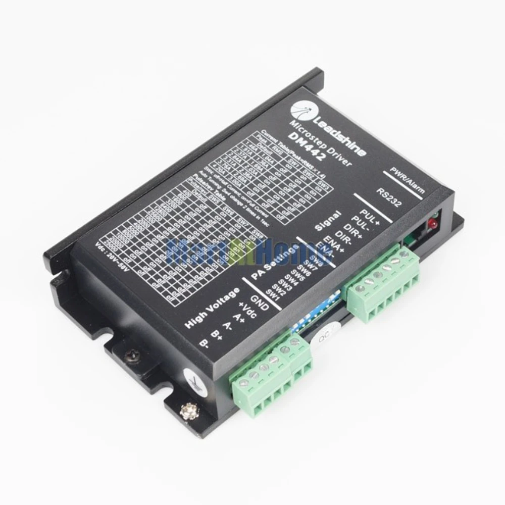 Imagem -02 - Driver Digital de Passo Fases Leadshine Dm42 40v dc 4.2a para Motor de Passo Nema23 57 Sm358