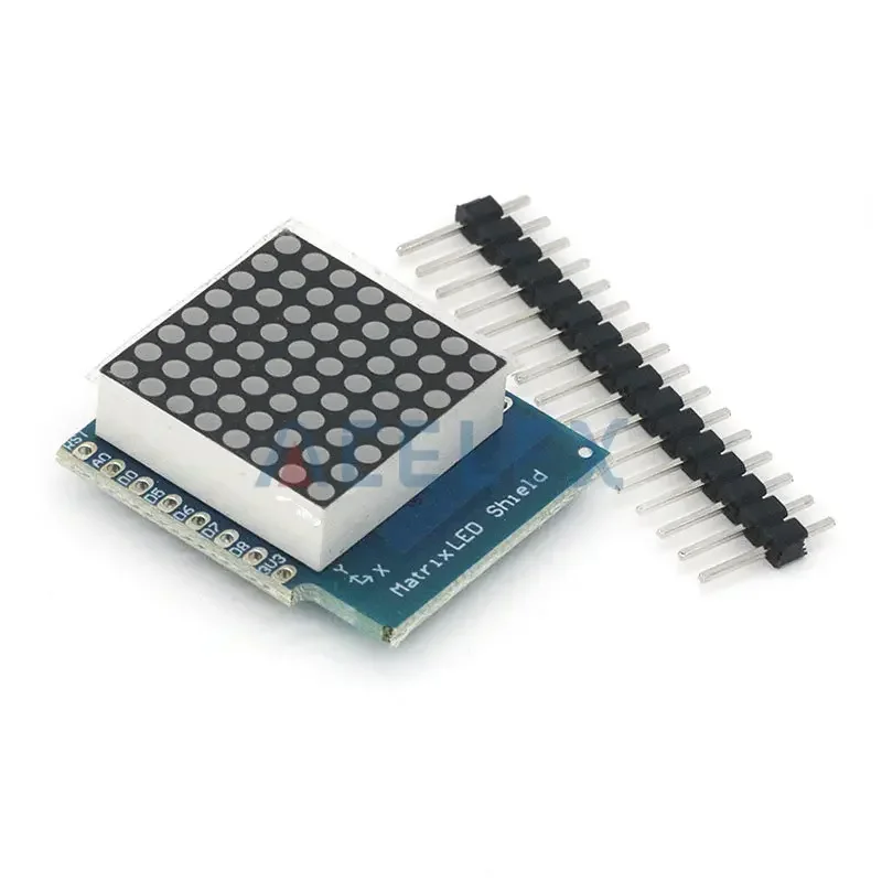 Matrix LED Shield V1.0.0 für WEMOS D1 Mini Digital Signal Output Controller Modul 8X8 Dot Board Control