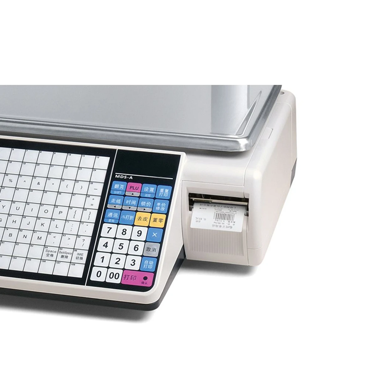 30kg Electronic Label Scale with Barcode Printer – High Precision Price Calculation for Retail Stores view 3