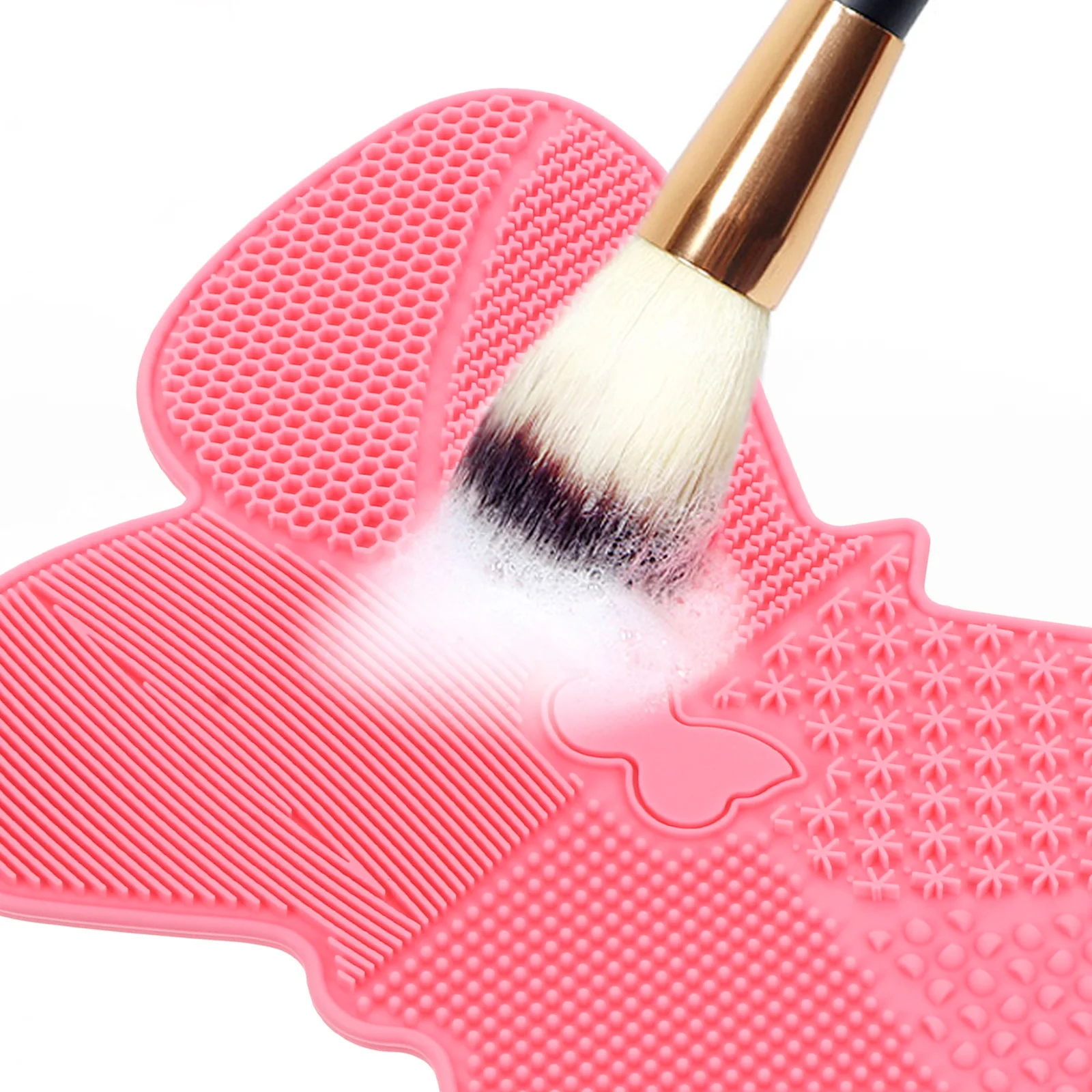 

Silicone Butterfly Shaped Cleaning Pad Durable Eco Friendly Beauty Tool Accessories Makeup Brush Cleaner Mat Scrubber Bath Brush