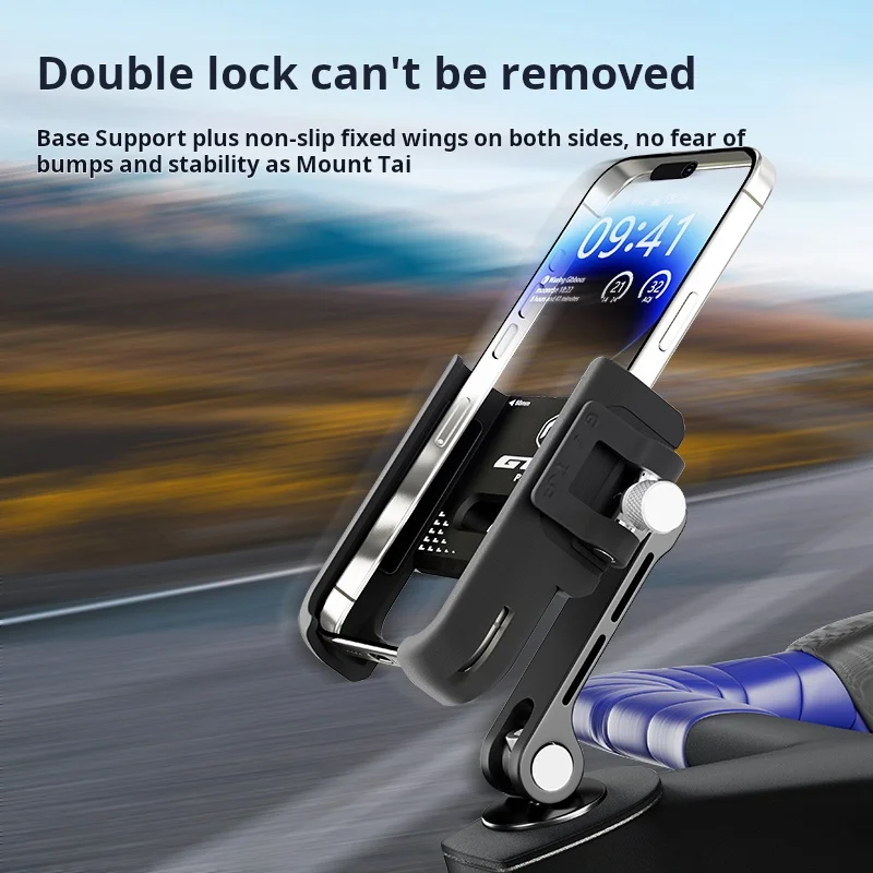 GUB Handlebar Stem Cap Phone Holder Universal Motorcycle MTB Road Bike Cell Phone Mount Quick Release Bracket Holder Bicycle - view 6