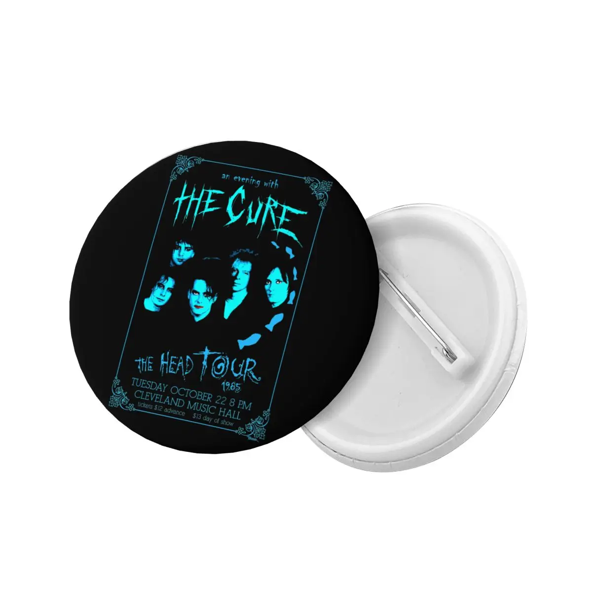 Goth Rock Band The Cure Pins Badges Backpack Pinback Buttons Brooch Boyfriend Gift