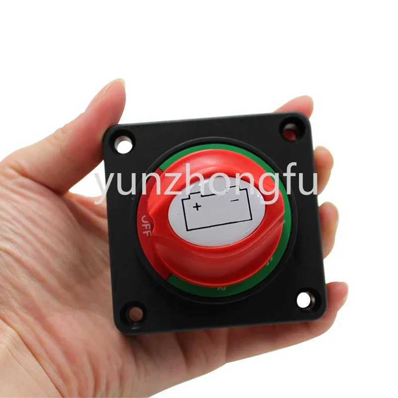 Car Recreational Vehicle Yacht Accessories High Current Switch Double Battery Total Power Supply Rotary Knob Switch 3 Gear