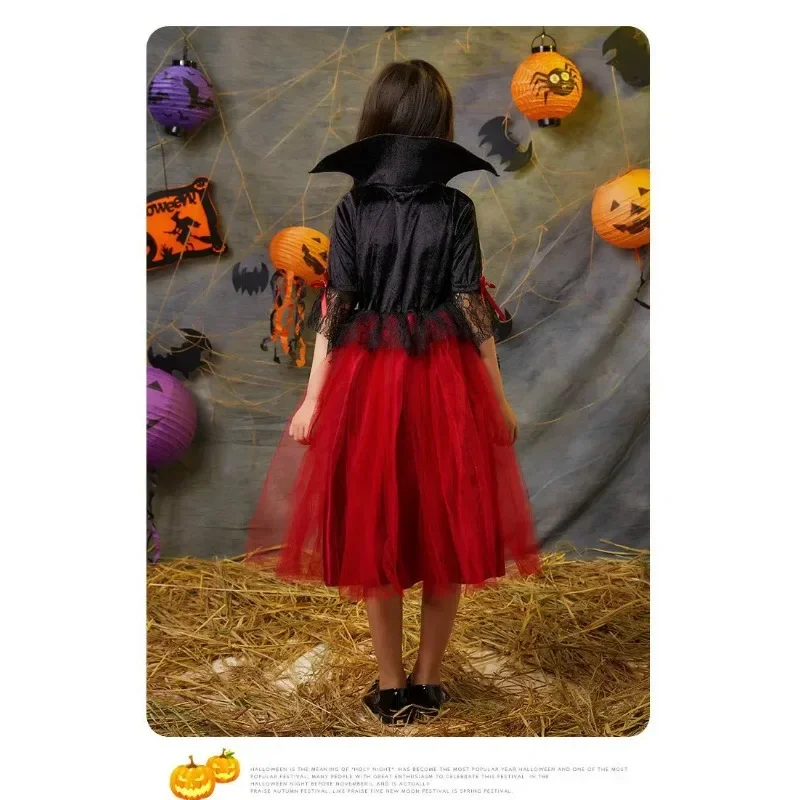 Costume de Vampire pour Fille et Garçon, Tenue de Princesse, Cosplay, Boule, Elfe, Halloween